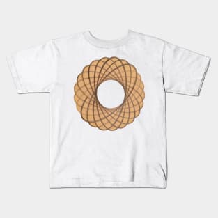 Spirograph on old paper Kids T-Shirt